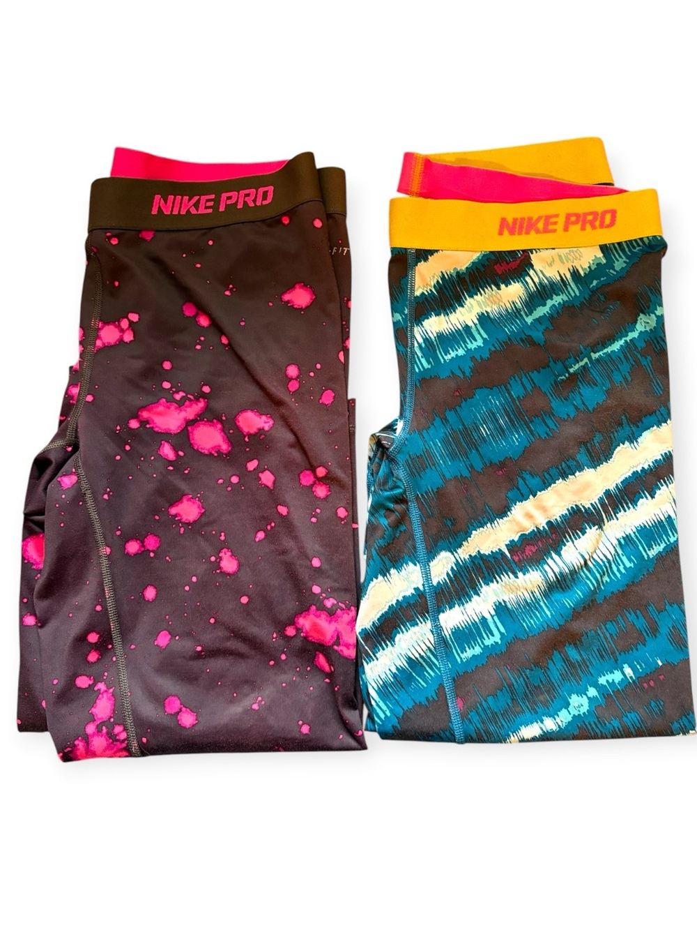 Nike Pro Dri-Fit Workout Capri Leggings  - 2 Pairs